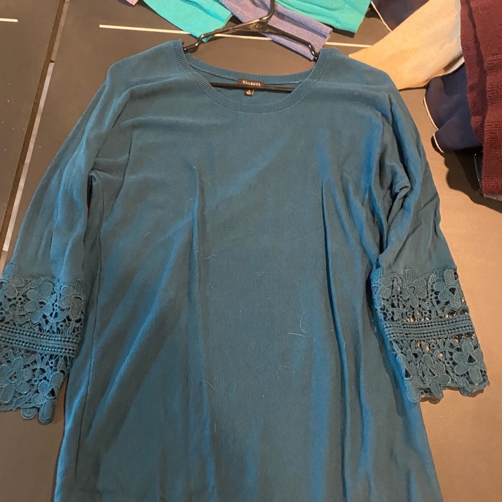 Blue going out shirt